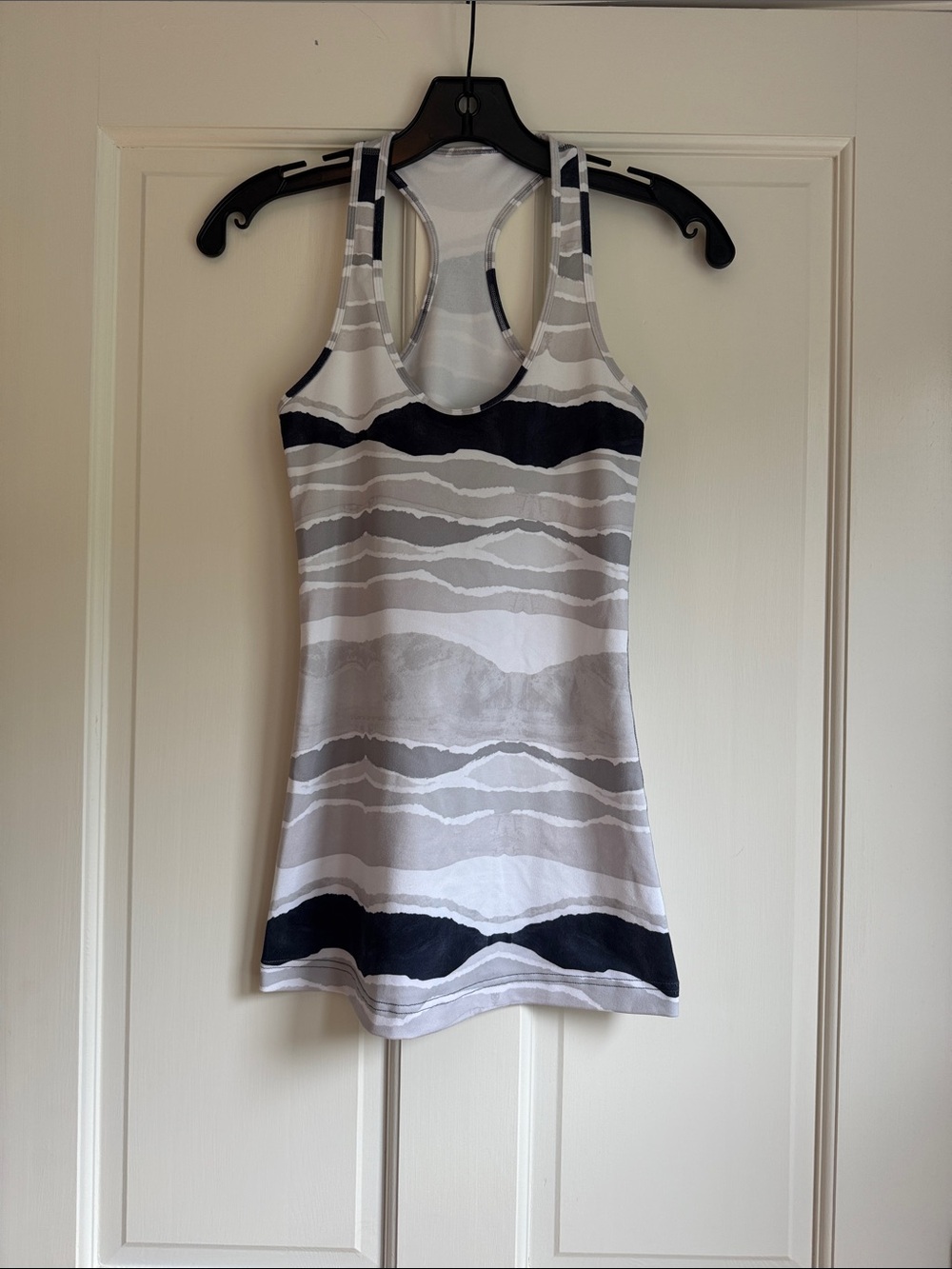 Lululemon Racerback Tank Top in White, Gray & Black